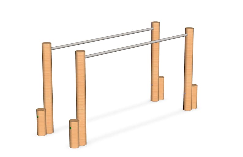 DIY Kids Parallel Bars Woodworking Plans: Outdoor Gymnastics (digital ...
