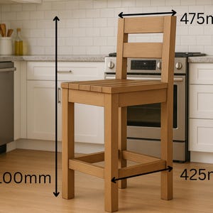 DIY Bar Stool Woodworking Plans: 2x4 Lumber Build with Step-by-Step Instructions - Digital Build Guide image 10