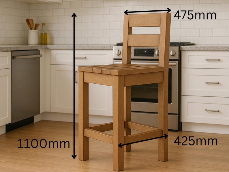 DIY Bar Stool Woodworking Plans: 2x4 Lumber Build with Step-by-Step Instructions - Digital Build Guide image 10