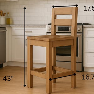 DIY Bar Stool Woodworking Plans: 2x4 Lumber Build with Step-by-Step Instructions - Digital Build Guide image 3