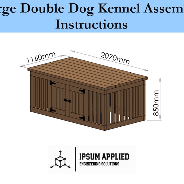 Double Dog Kennel Etsy