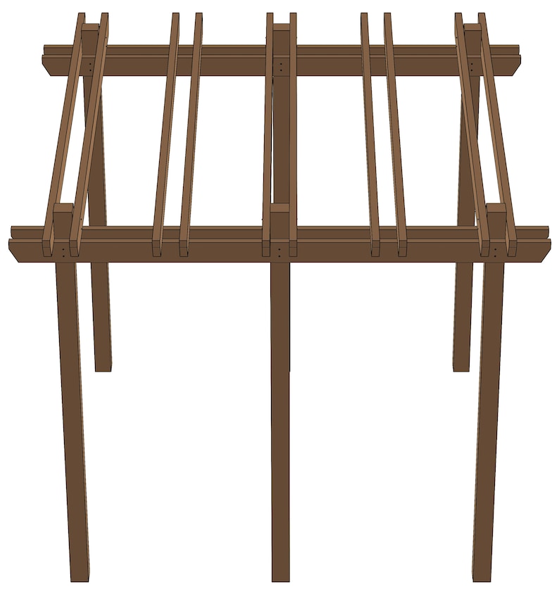 3m X 3m 10ft X 10ft Pergola Plans & Assembly Instructions Comes With ...