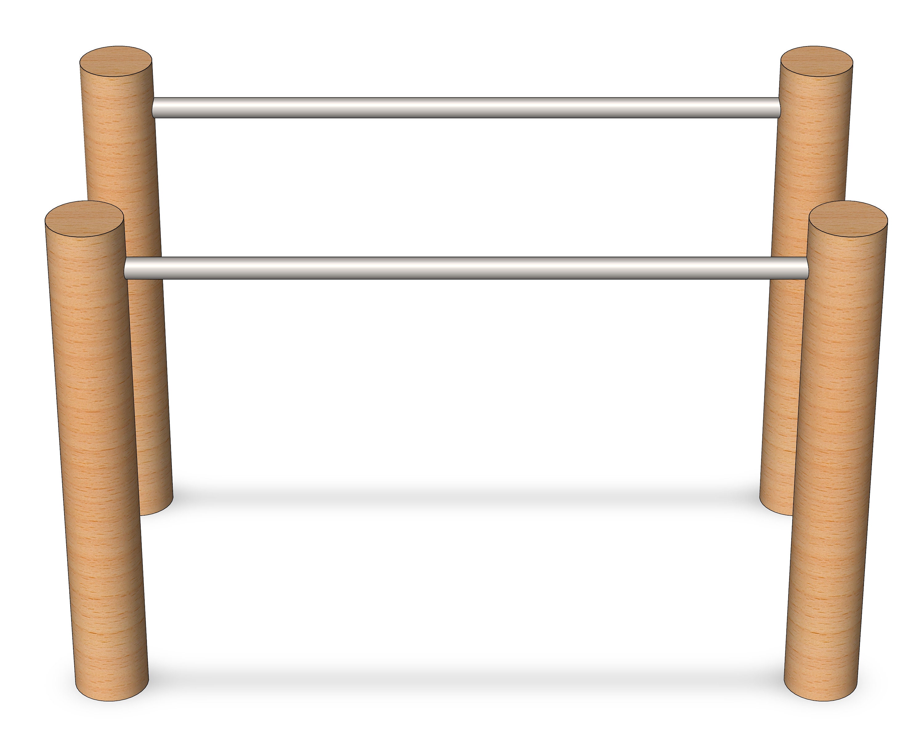 DIY Kids Parallel Bars Woodworking Plans: Outdoor Gymnastics (digital ...