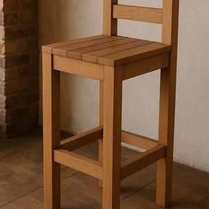 DIY Bar Stool Woodworking Plans: 2x4 Lumber Build with Step-by-Step Instructions - Digital Build Guide image 5