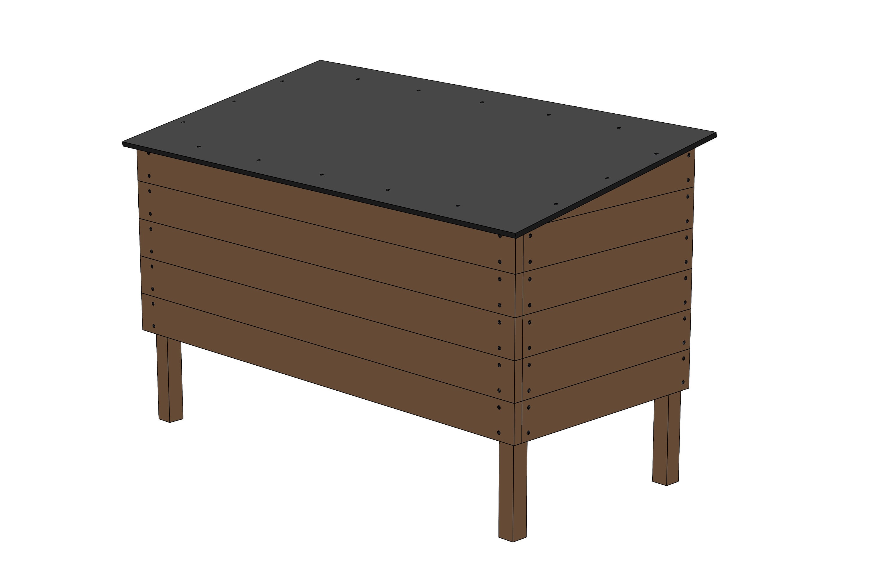 Rabbit / Guinea Pig Hutch Plans & Assembly Instructions Etsy