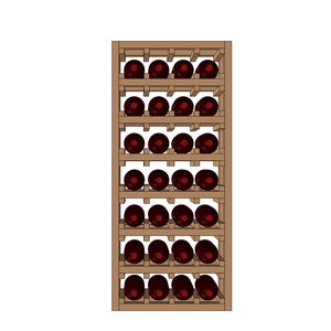 Wine Rack 28 Bottles Plans & Assembly Instructions Comes with Cut List and Step-by-Step Guide image 8
