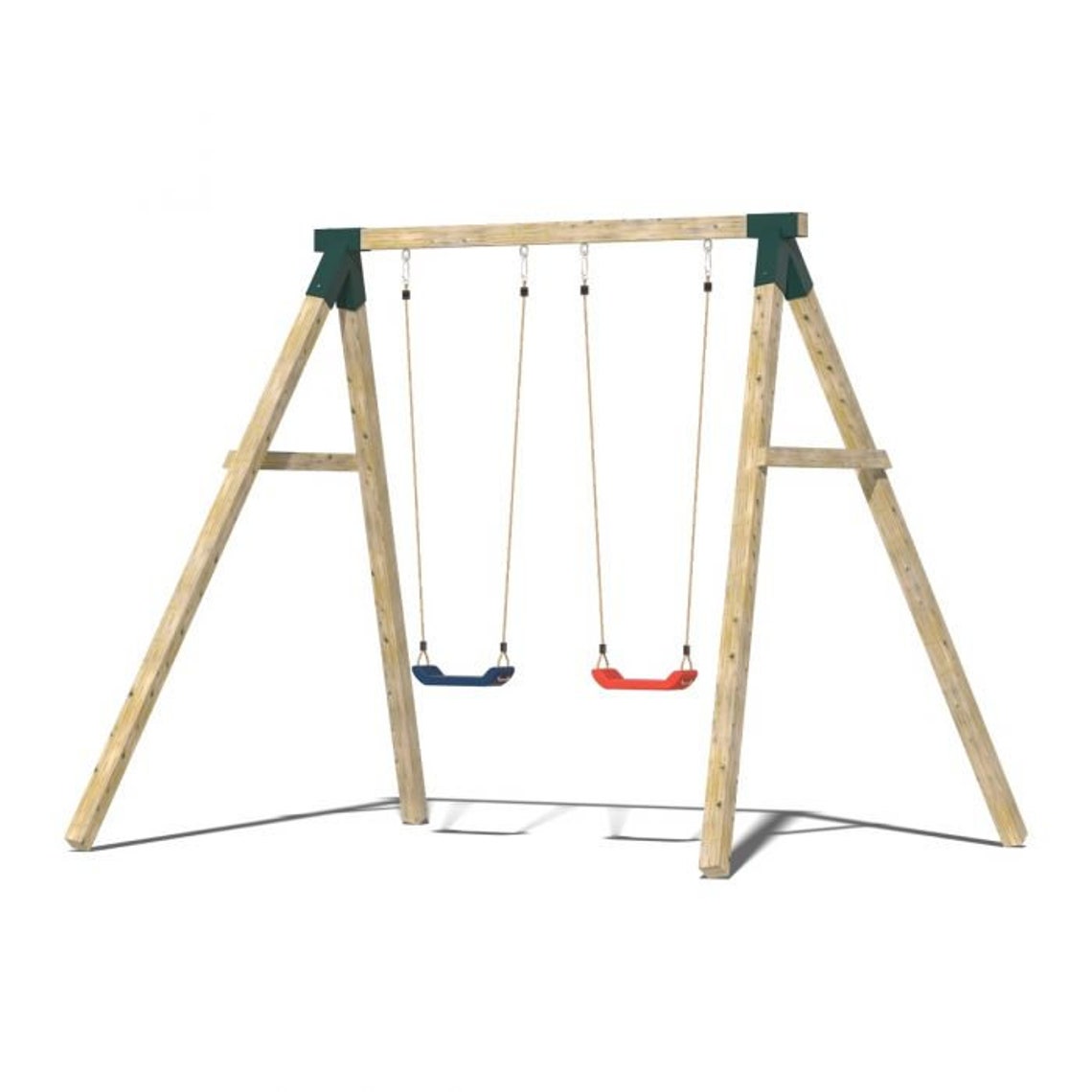 DIY Double Swing Set Woodworking Plans: Step-by-step Guide (digital ...