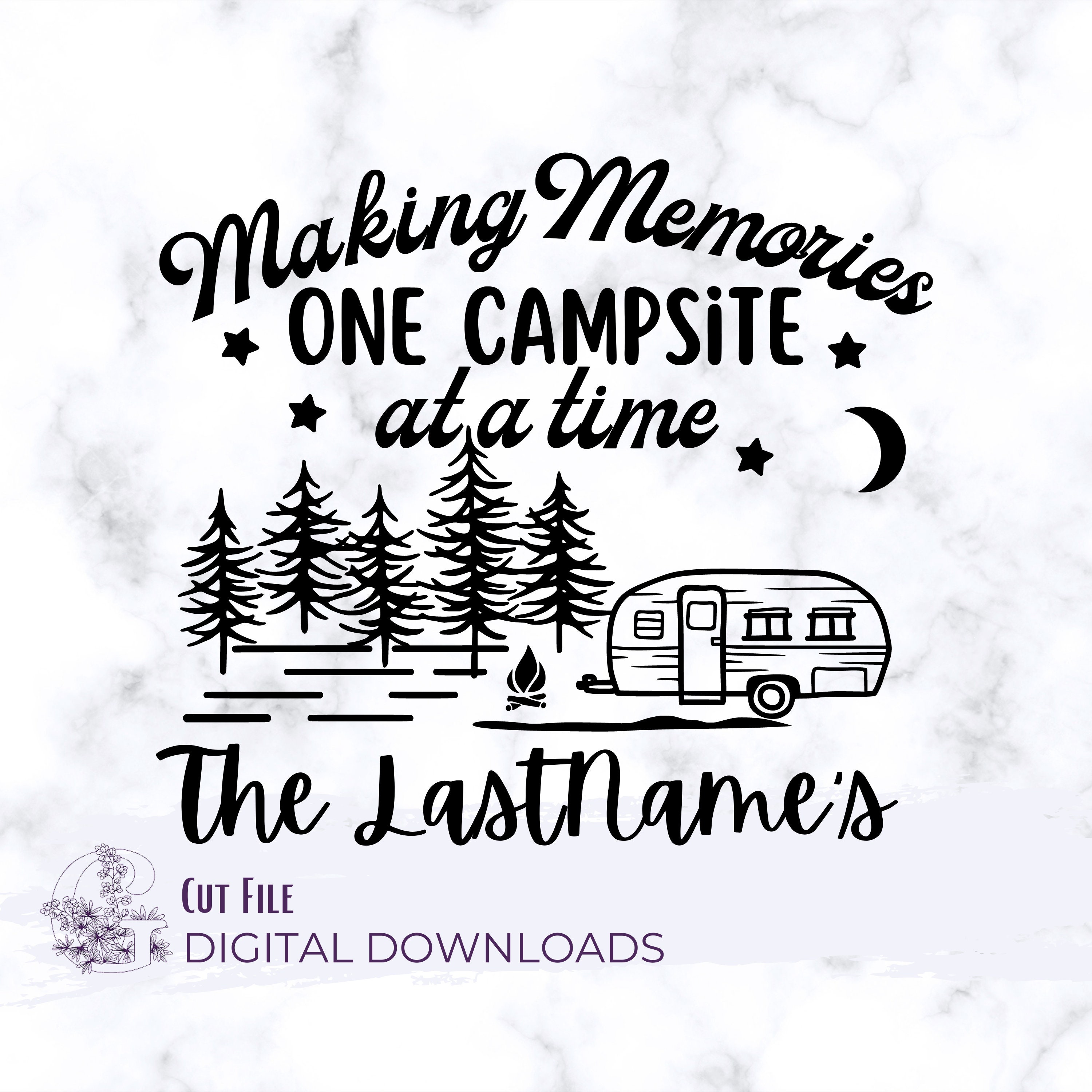 Making Memories One Campsite Happy Camper Camping Doormat, Custom Clip —  GeckoCustom