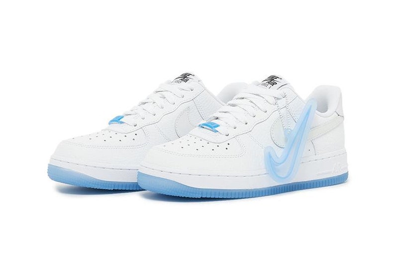CUSTOM Colour Changing Af 1 in Sunlight Custom Af1 Baby Blue | Etsy