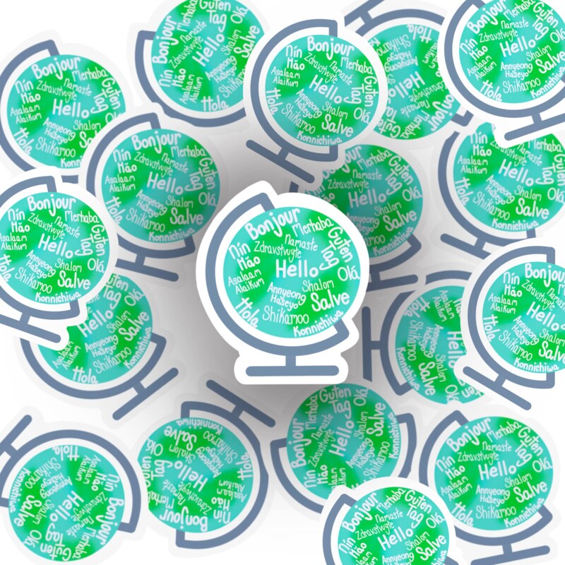 Language Learner Stickers - Etsy