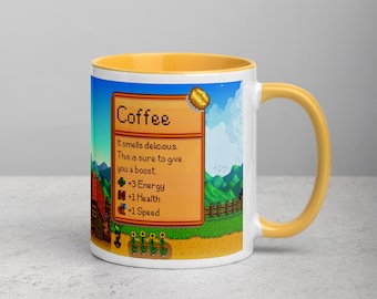 Stardew Valley Mug Stardew Valley Gift Valley Coffee Mug Stardew Valley Game Stardew Valley Cup Stardew Mug Video Game Mug Gamer Mug