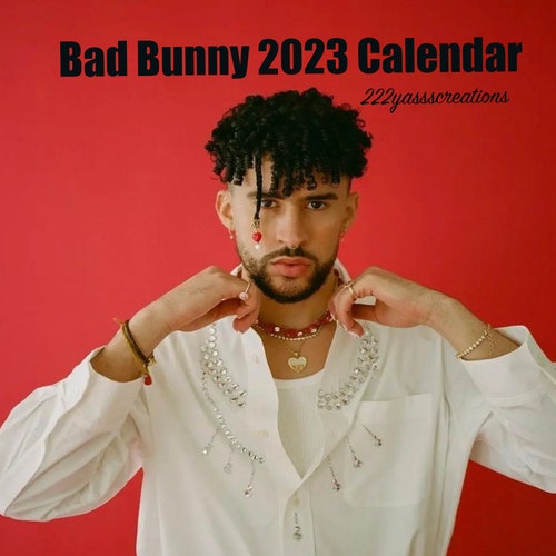 Bad Bunny 2023 Calendar - Etsy Denmark