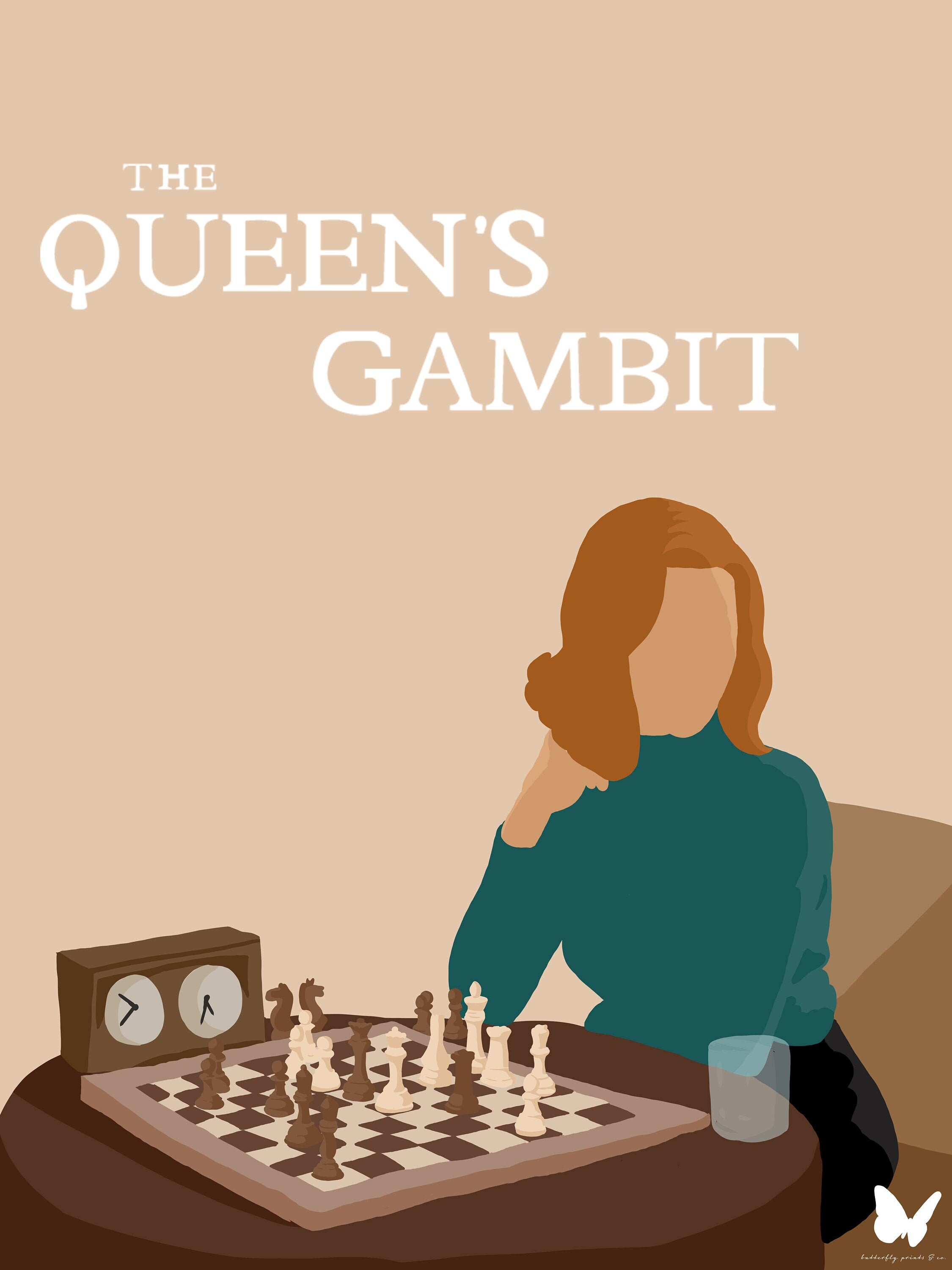 The Queen's Gambit Minimalist Poster Digital Download - Etsy
