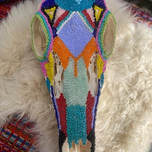 Huichol Beaded Deer Head main image 0