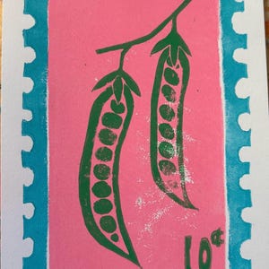 Bohne Stempel Abdruck