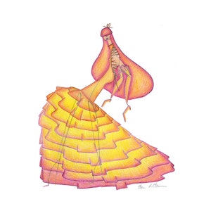 Sunset Gown for the Met Gala