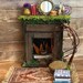 Faerie House Fireplace, Chair and Rug Set, Boho - Etsy