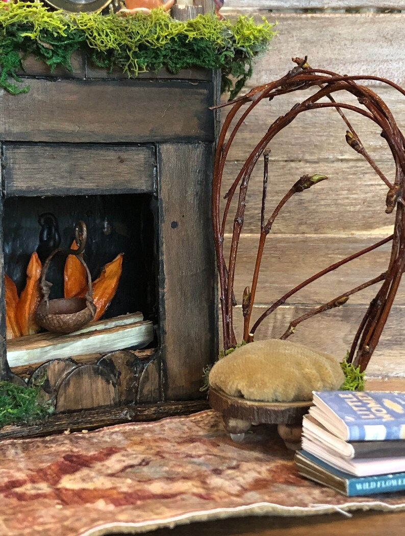 Faerie House Fireplace, Chair and Rug Set, Boho - Etsy