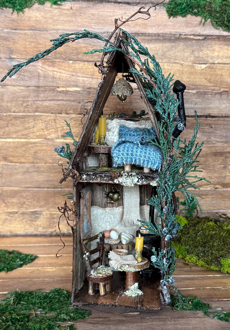 Handcrafted Woodland Faerie Cottage - Etsy