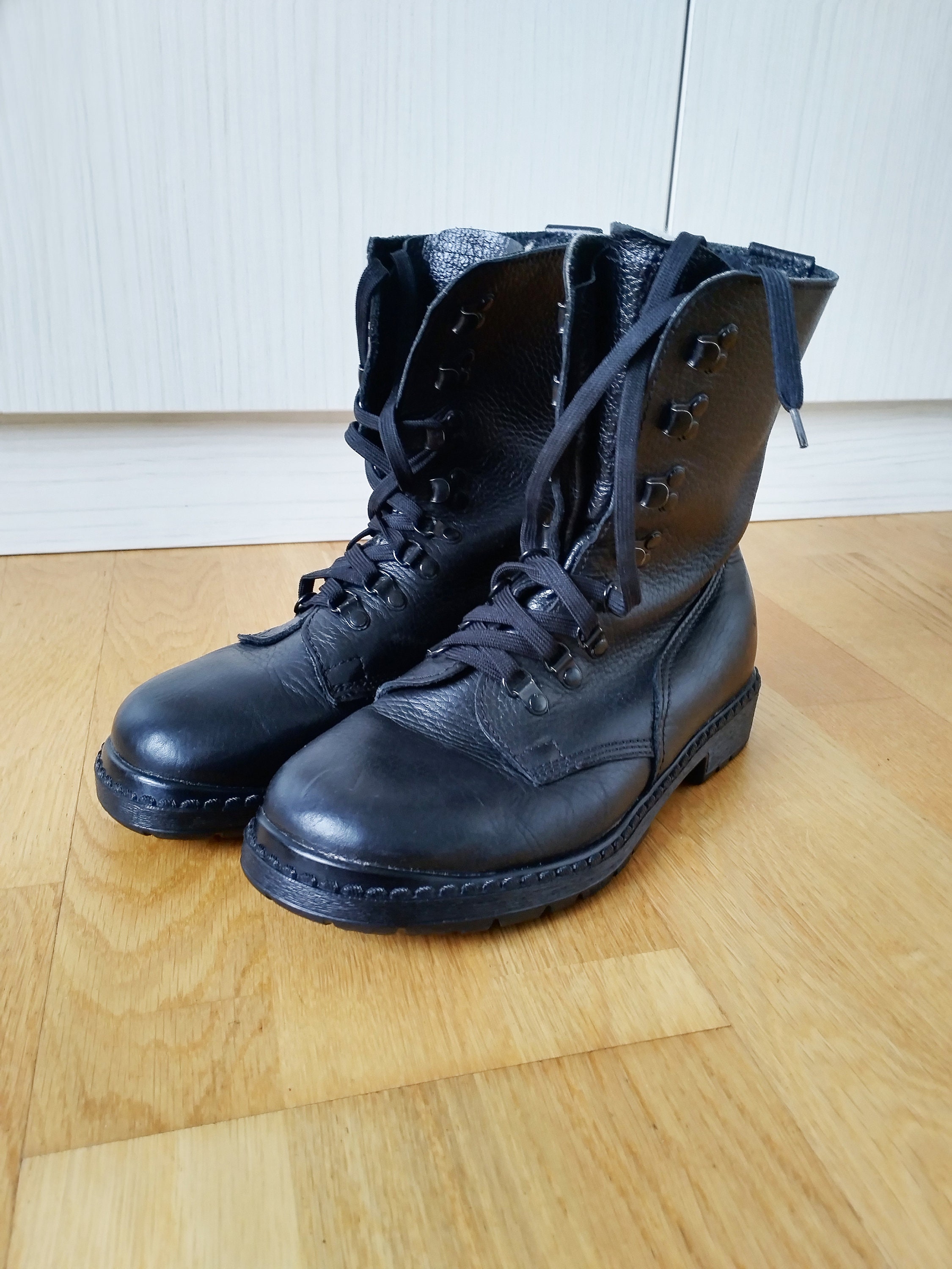 Antistatisch Boots Leather - Vintage OEL Combat Etsy U. Small Size,oel-u Military BENZINFEST Boots, Boots