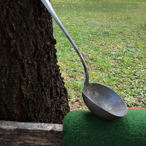 Vintage Colsmans Pure metal Punch Ladle/Antique 1880 Soup Ladle Spoon, Rustic Ladle
