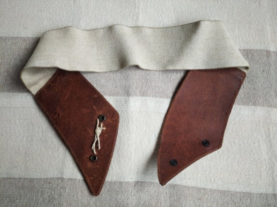 80’s Fashion Statement From London Lamb Leather Wide Corset Belt