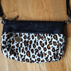 Vintage POP IN Crossbody ,Black Handbag Purse ,Genuine Leather Crossbody Bag, Pop In Purse, Italian Bag ,Vintage Bag