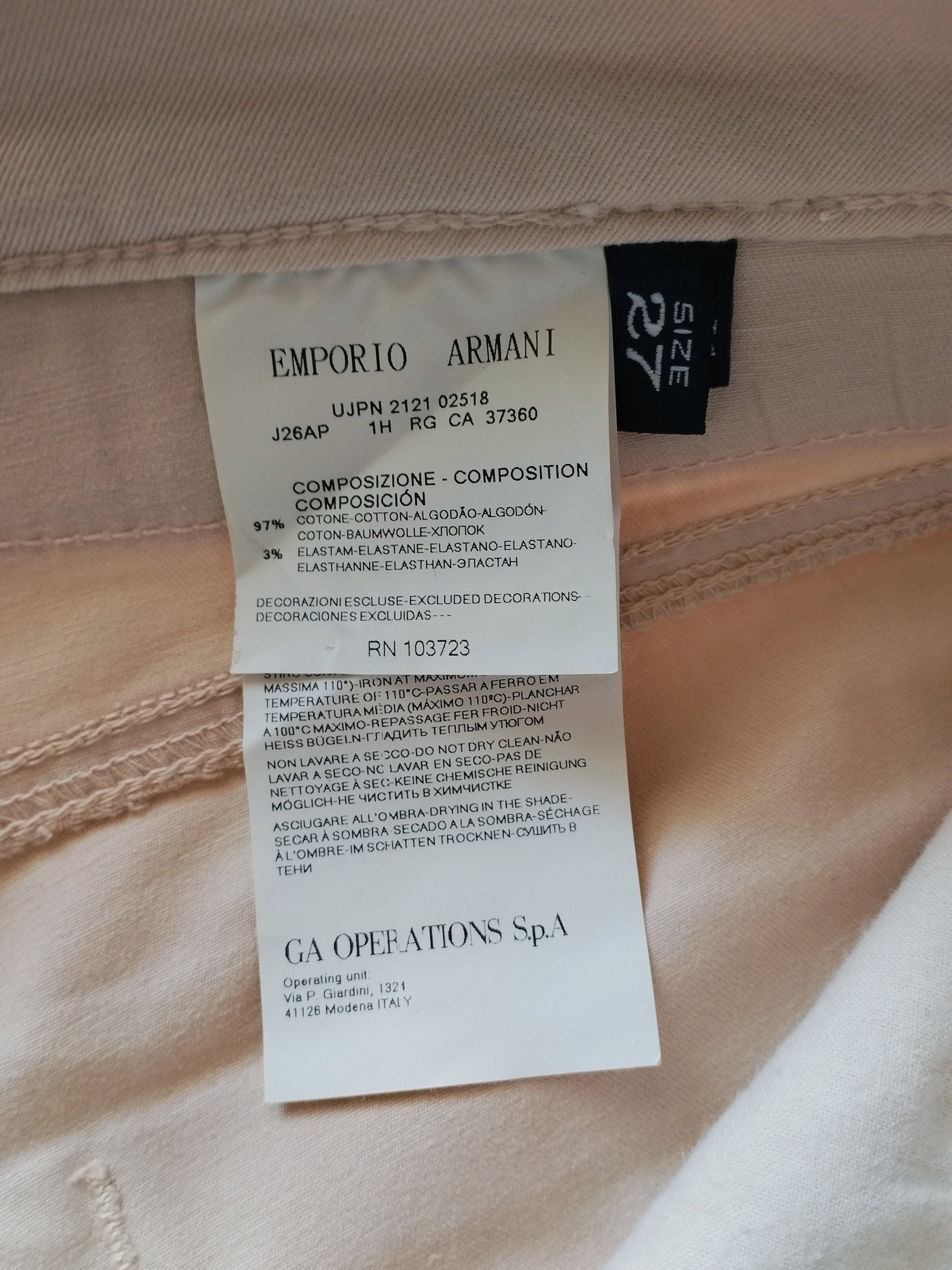 Armani jeans ca 37360 deals