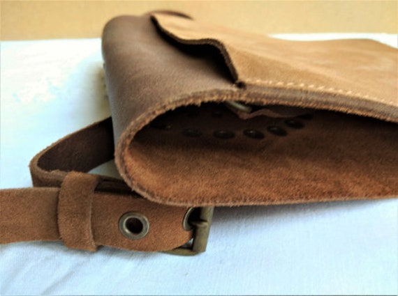 Vintage Handmad Leather Bag VERO GUOIO,High Quali… - image 5