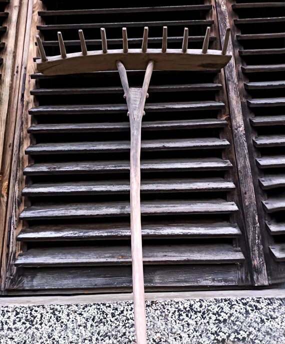 Antique Wooden Hay Rake