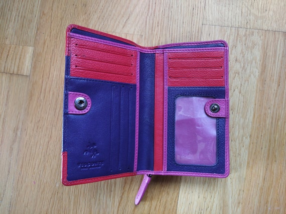 Vintage Viskonti  Wallet ,Visconti Ladies Real Le… - image 6