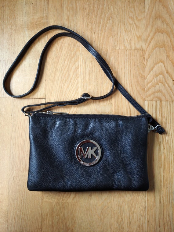 Vintage  Michael Kors Leather Crossbody Bag, Genu… - image 1