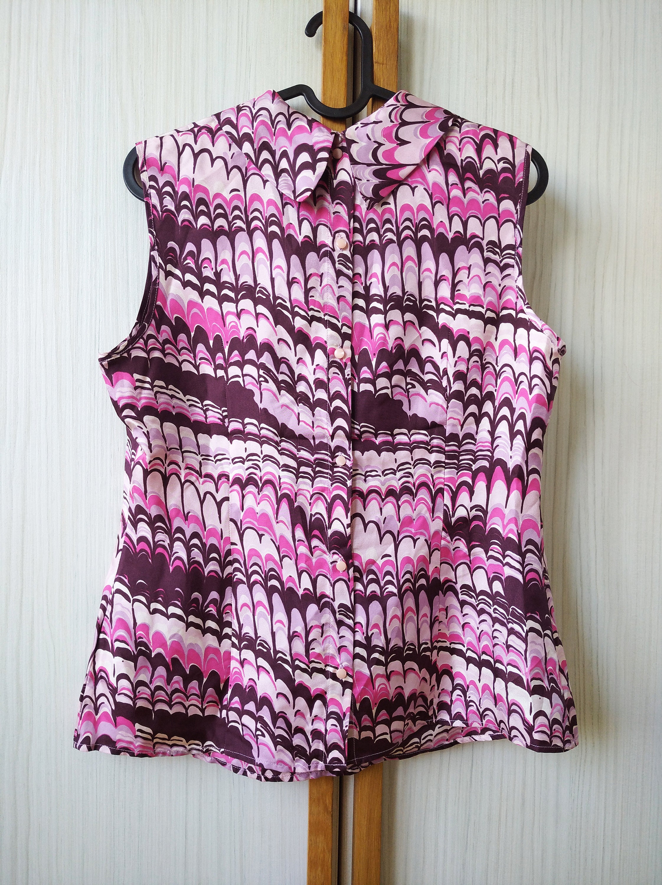 Vintage GAP Silk Blouse Top - Sleeveless Size M - Etsy Canada