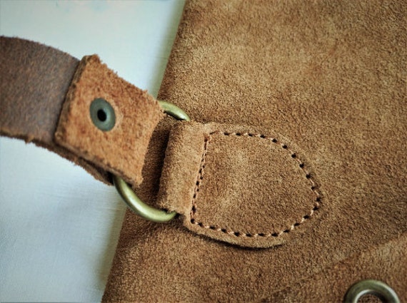 Vintage Handmad Leather Bag VERO GUOIO,High Quali… - image 7