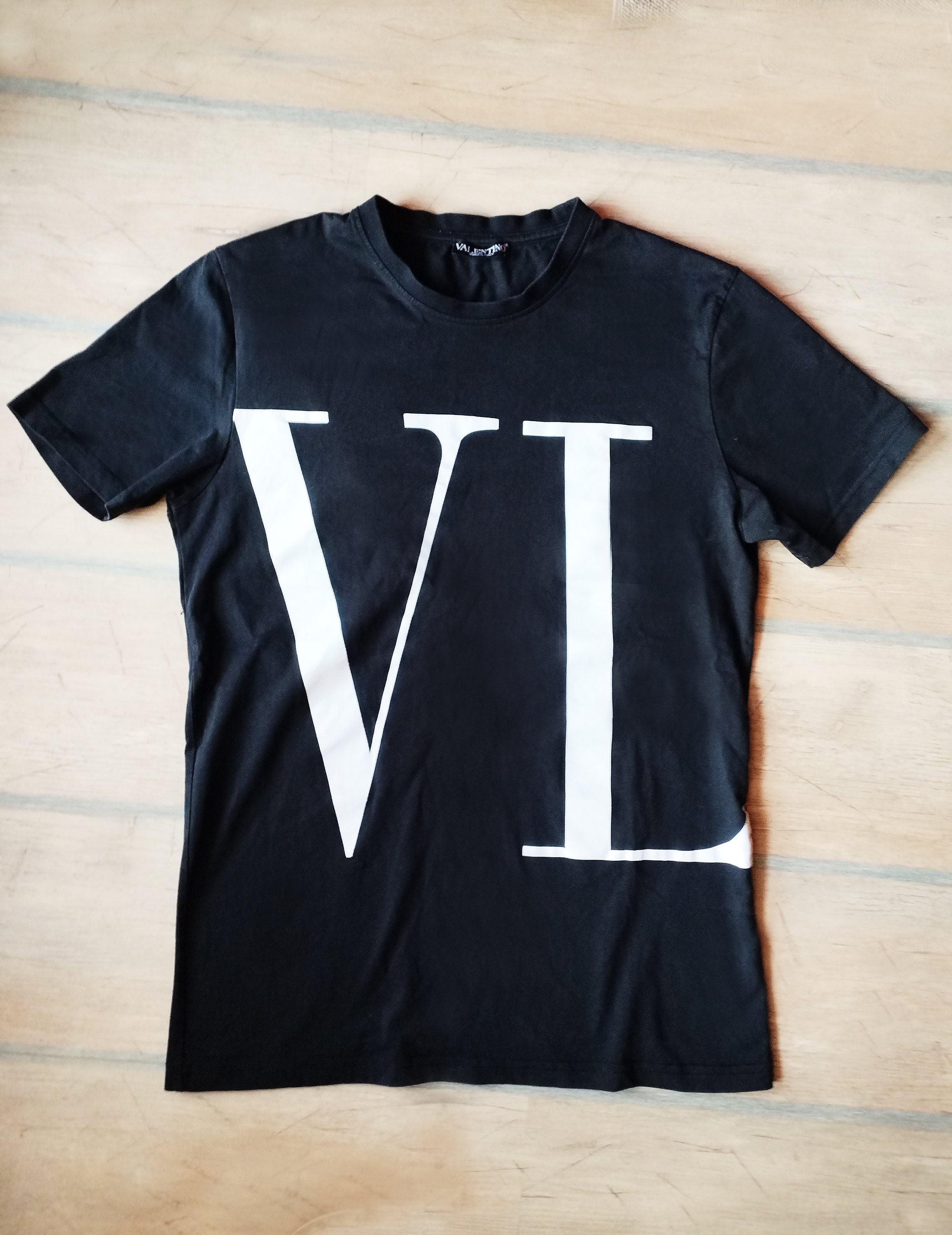 Vintage Valentino Graphic Logo-print Cotton T-shirtmen's - Etsy