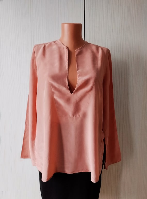 Chemise en soie zara sale