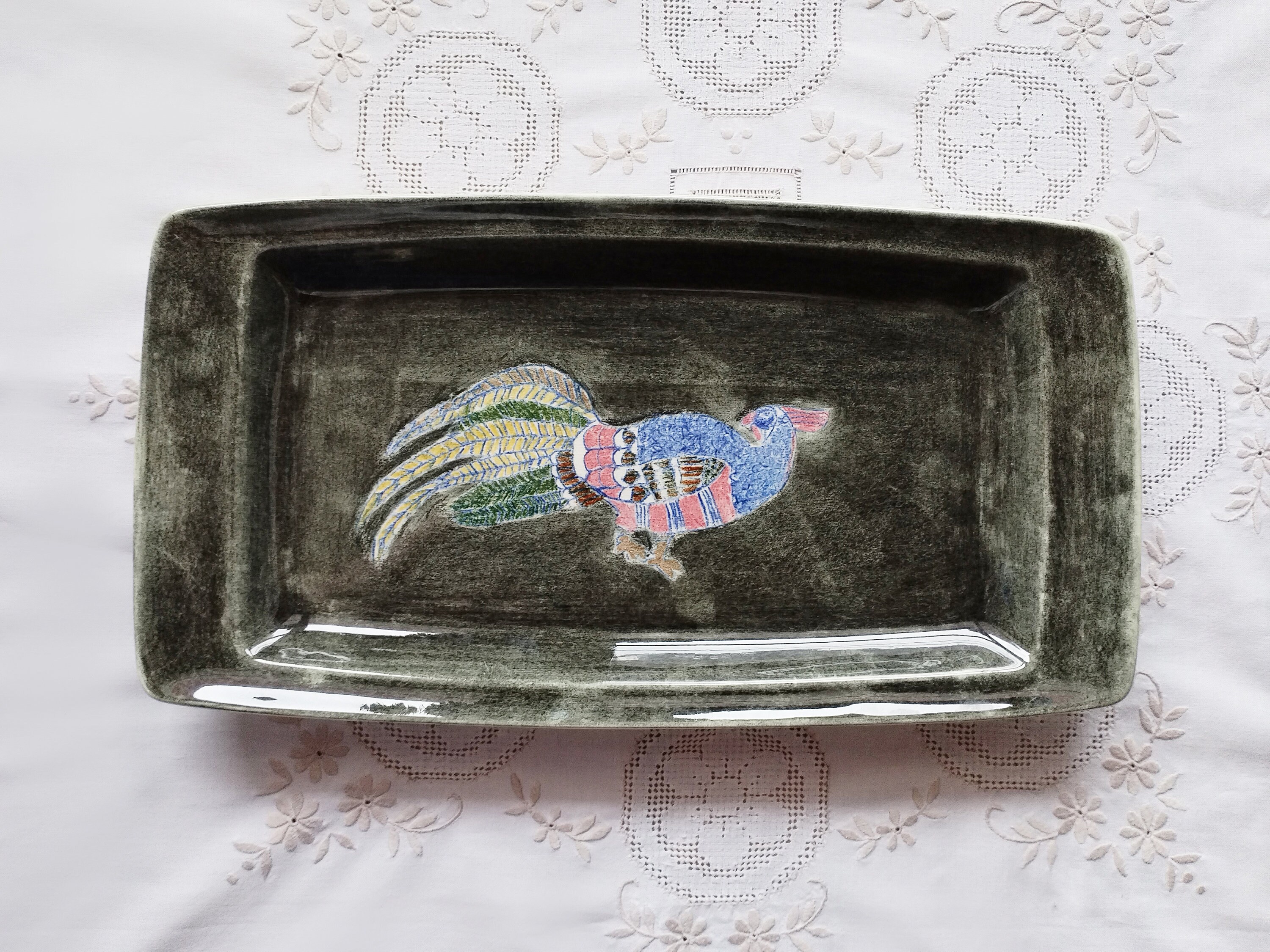 Vintage Ceramic Tray - Etsy Vintage Ceramic Tray - Etsy