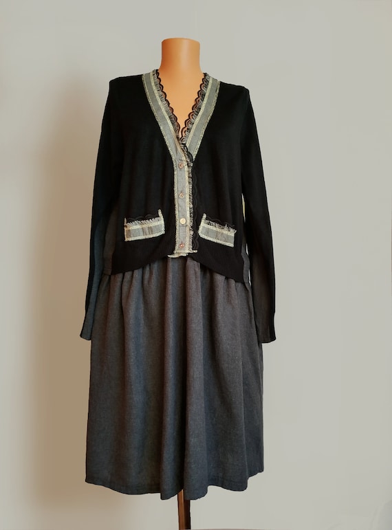 blurred lines dress Turning Point Long Sleeve Dress main image 1