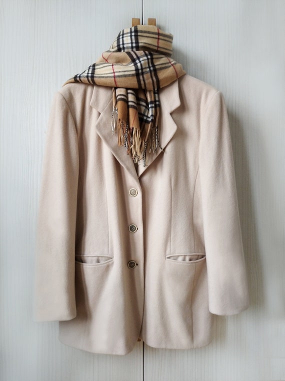 Vintage Gabriela Benelli Wool Cashmere Blazer - Made in Italy - Etsy