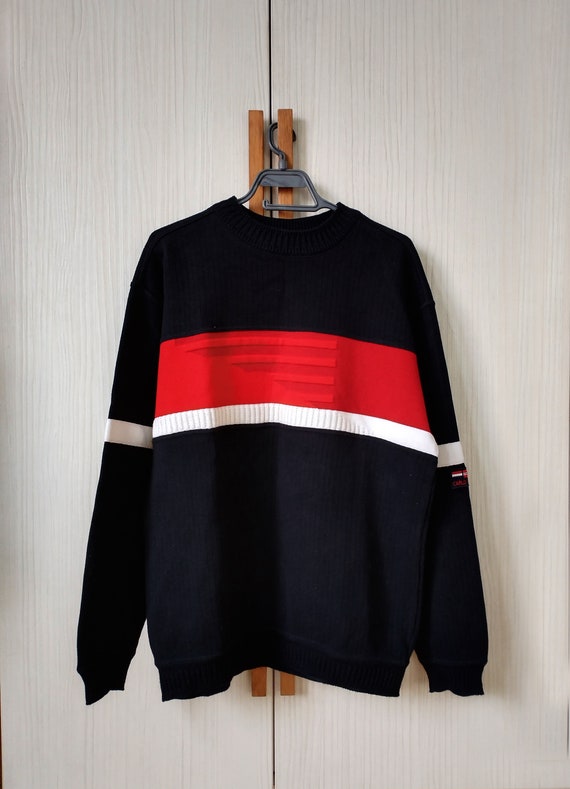 Vintage Carlo Colucci Men's Sweater ,Coloured Kni… - image 1