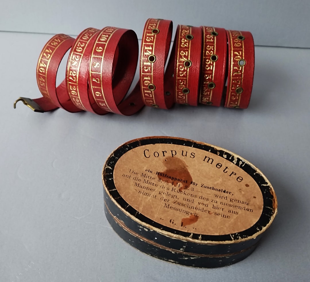 RARE Leather Sewing Tape Measure,old Germany Sewing Tape Measure