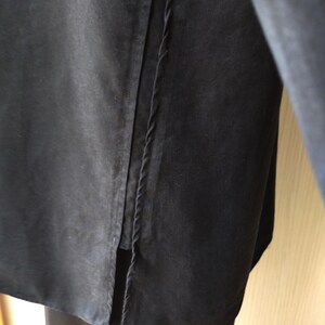 Acne Studios Women's Vintage Button Down Shirt Long Sleeves, Women Black Shirt image 7