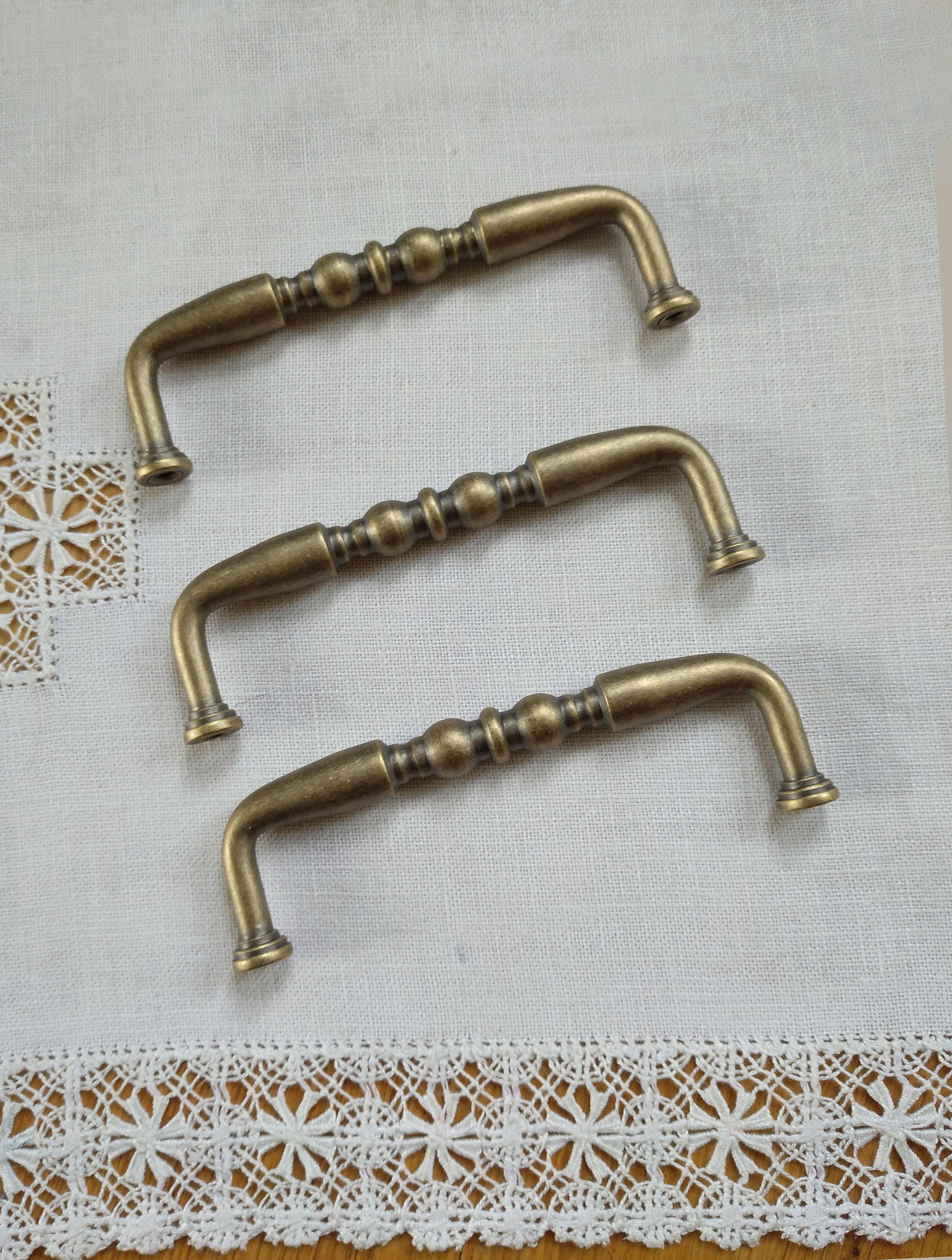 Vintage Solid Brass Handles ,antique Brass Antique Furniture Handles