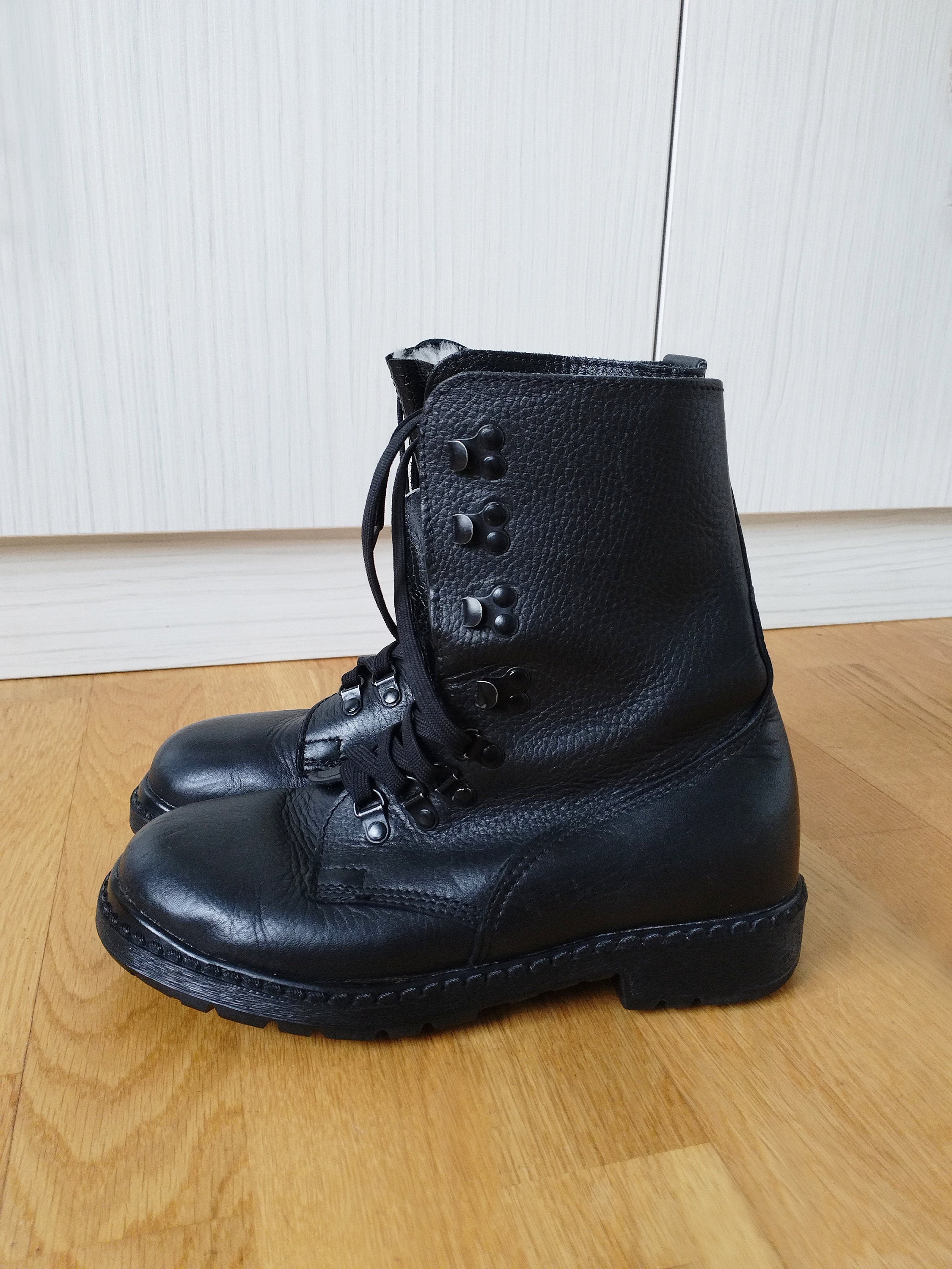 Vintage OEL U. BENZINFEST Combat Boots Antistatisch Boots Small Size oel u Military Leather Boots Etsy UK