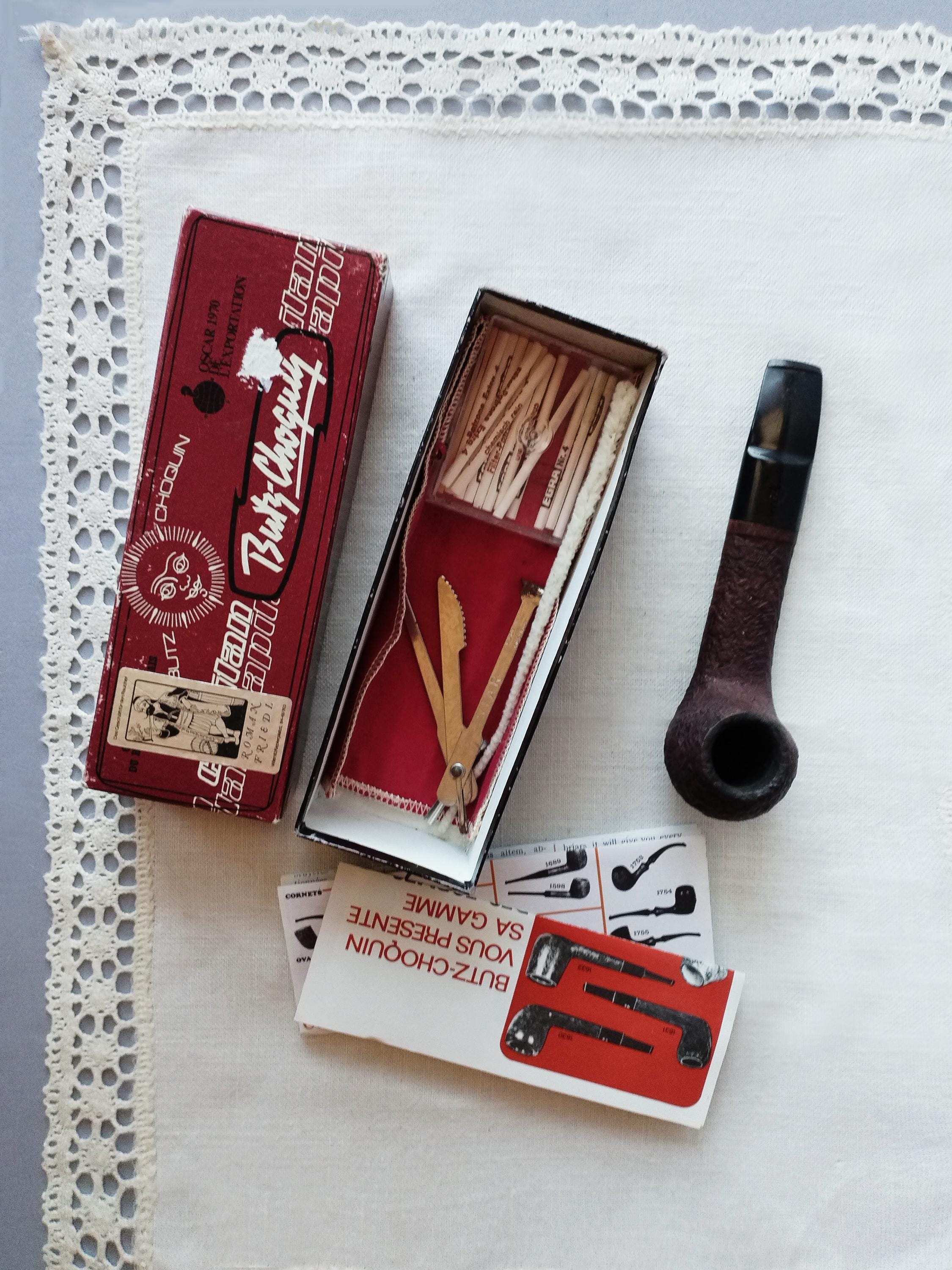 Butz Choquin ブショカン 70年代Vintageパイプ Vintage Butz Choquin Briar Smoking Pipe, Sandblasted Finish - Etsy