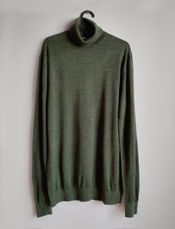 Merinowol We Coltrui Heren Wollen Trui Rolkraagtrui Heren