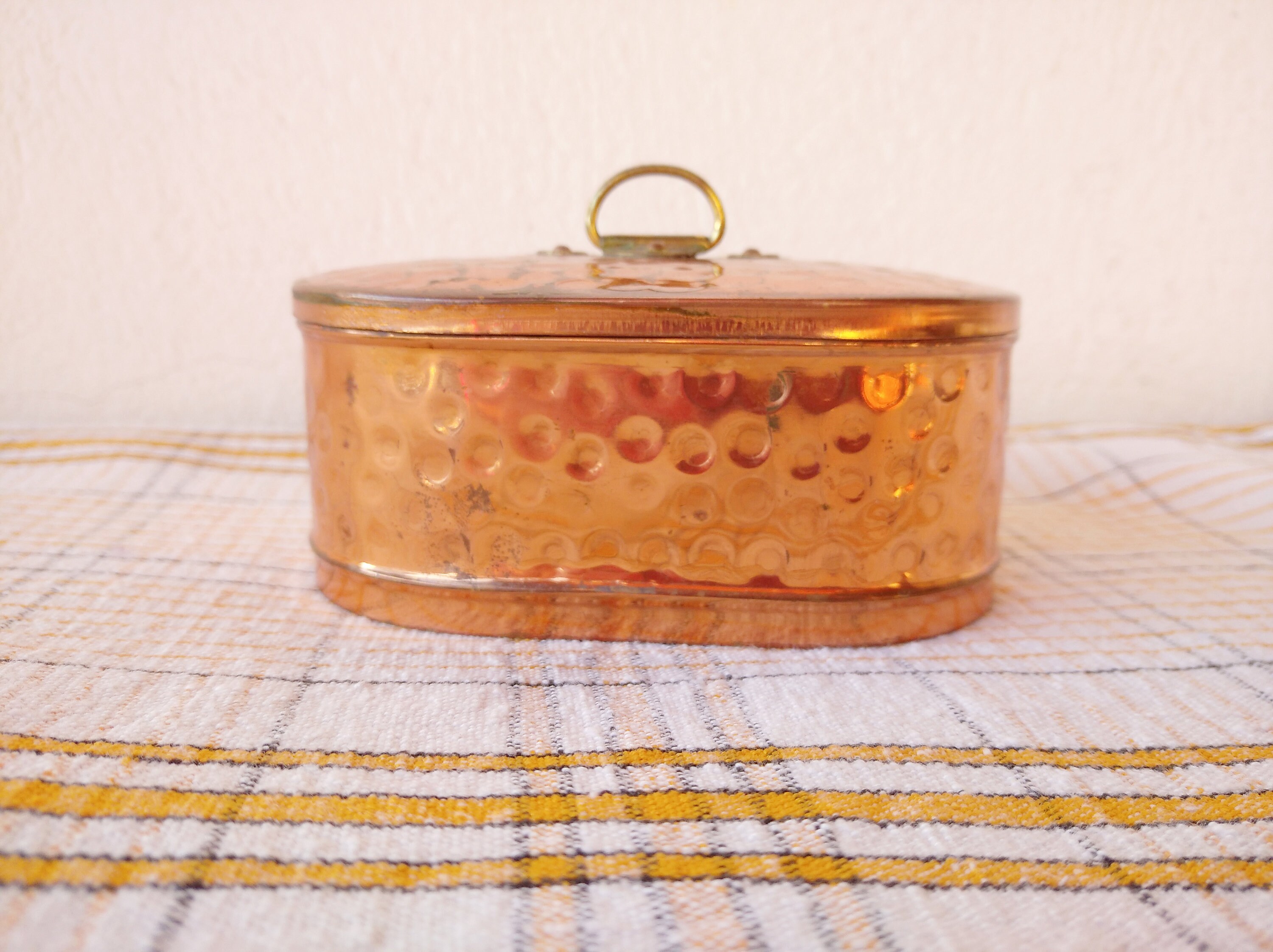 Antique Vintage Handmade Copper Box vintage Jewelry Copper Etsy