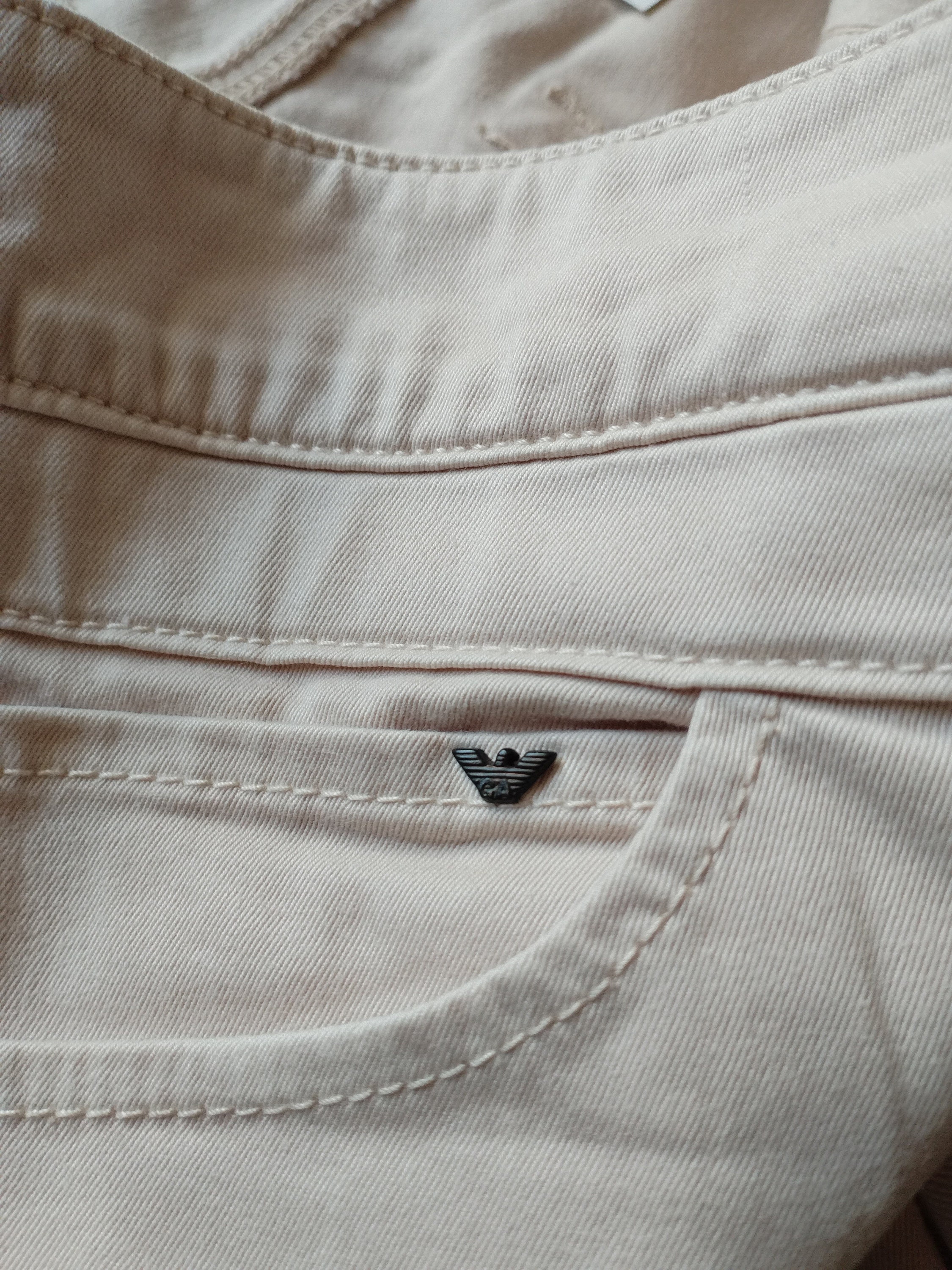 Armani jeans beige best sale