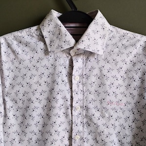 Vintage Paul Smith Floral Cotton Shirt, Made in Italy, Size 42