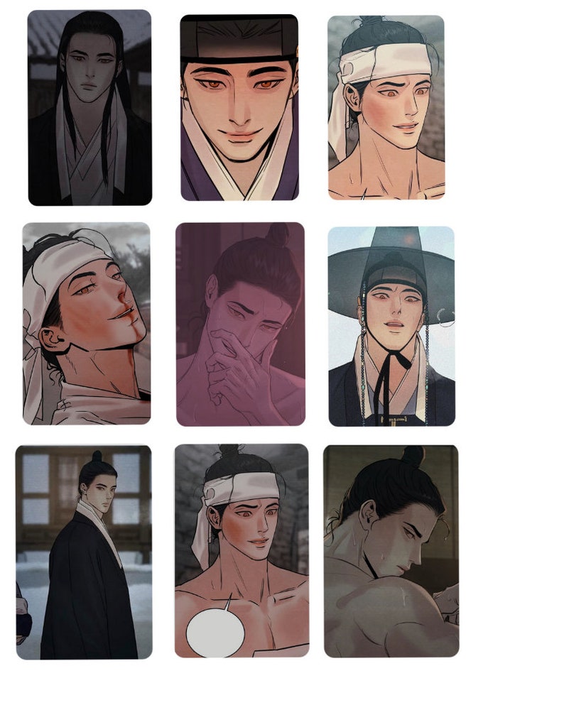 Painter Of The Night Free Reading Painter of the Night Photocards BL/YAOI 9pcs | Etsy